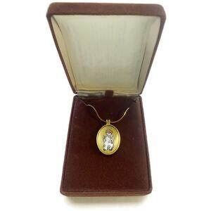 Christmas Angel Hummel First Christmas Pendant Necklace by Reed and Barton NEW